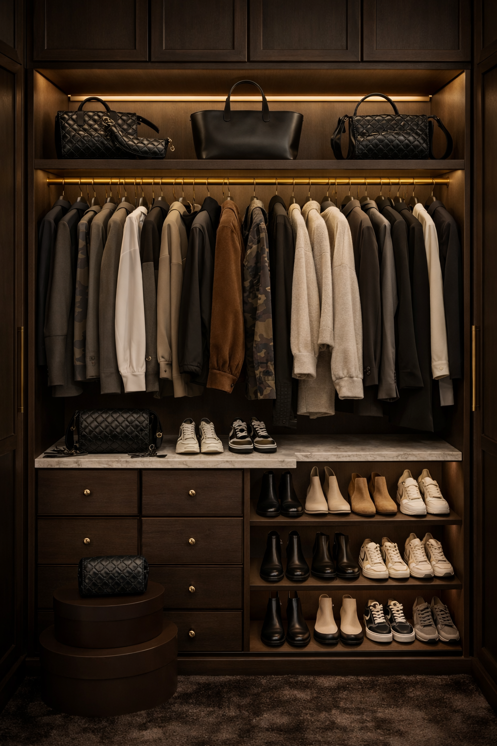 Ornate palace facade with carved arches and warm light